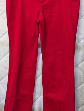 SO SLIMMING BY CHICOS WOMEN'S REGULAR RED JEANS SIZE 3X